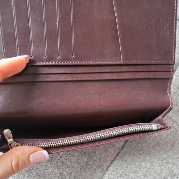 Authentic Louis Vuitton Brazza Portefeuille Brown Leather Bifold Long Wallet - Picture 8 of 16